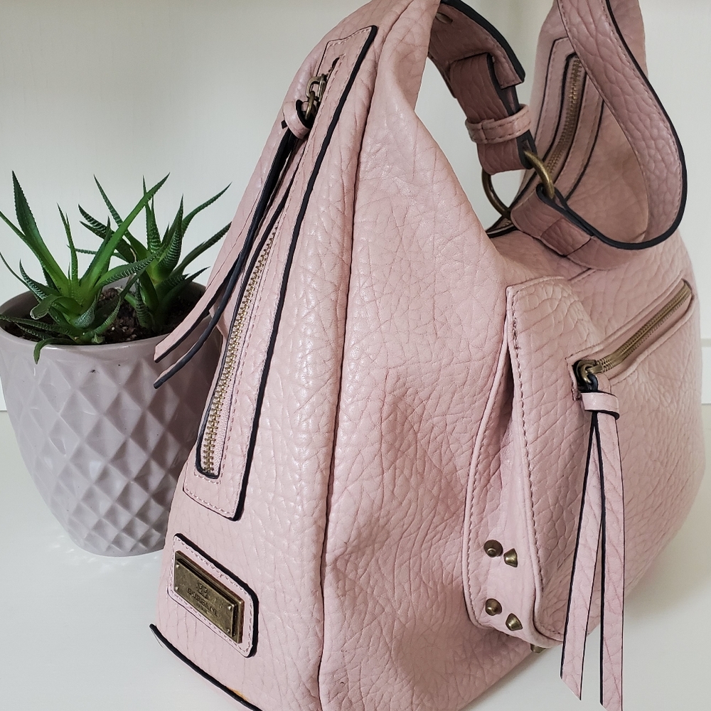 Borsani AHQ Karina XL Hobo Bag Blush Vegan